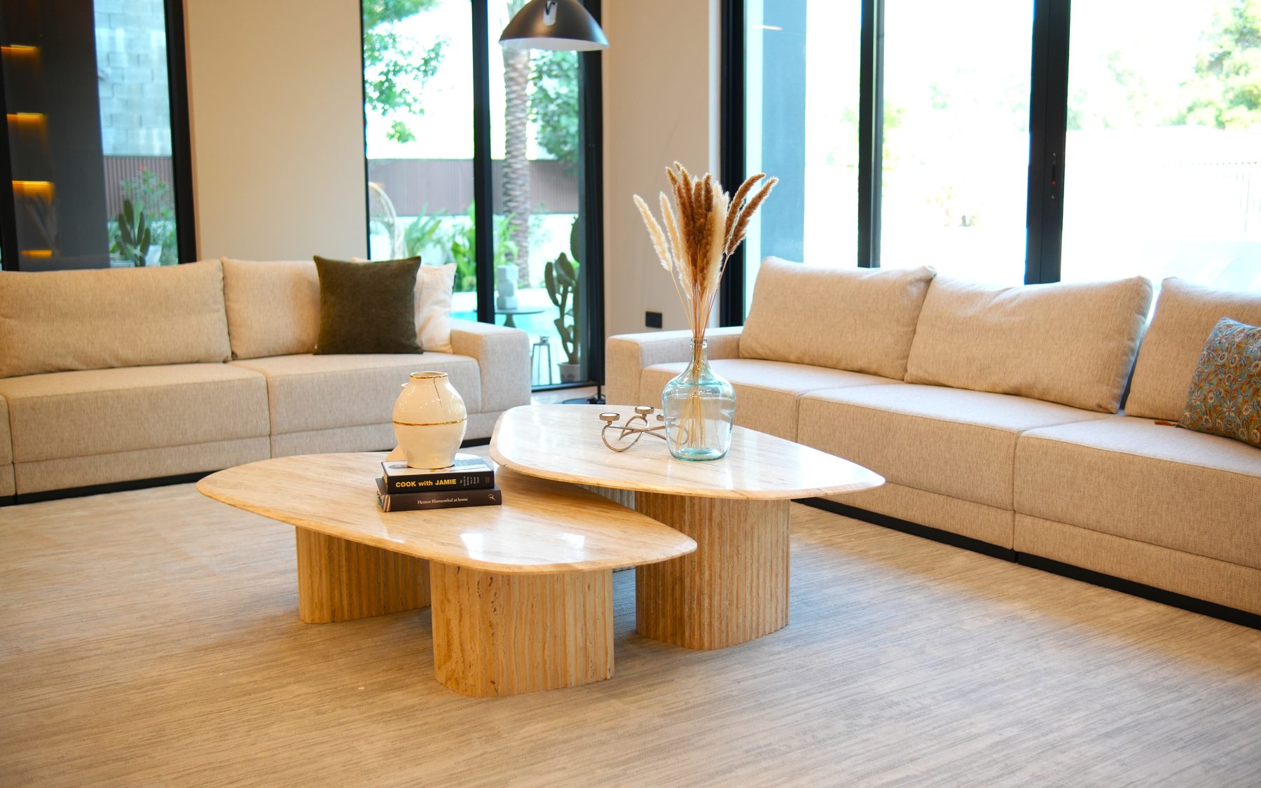 Open living room interior